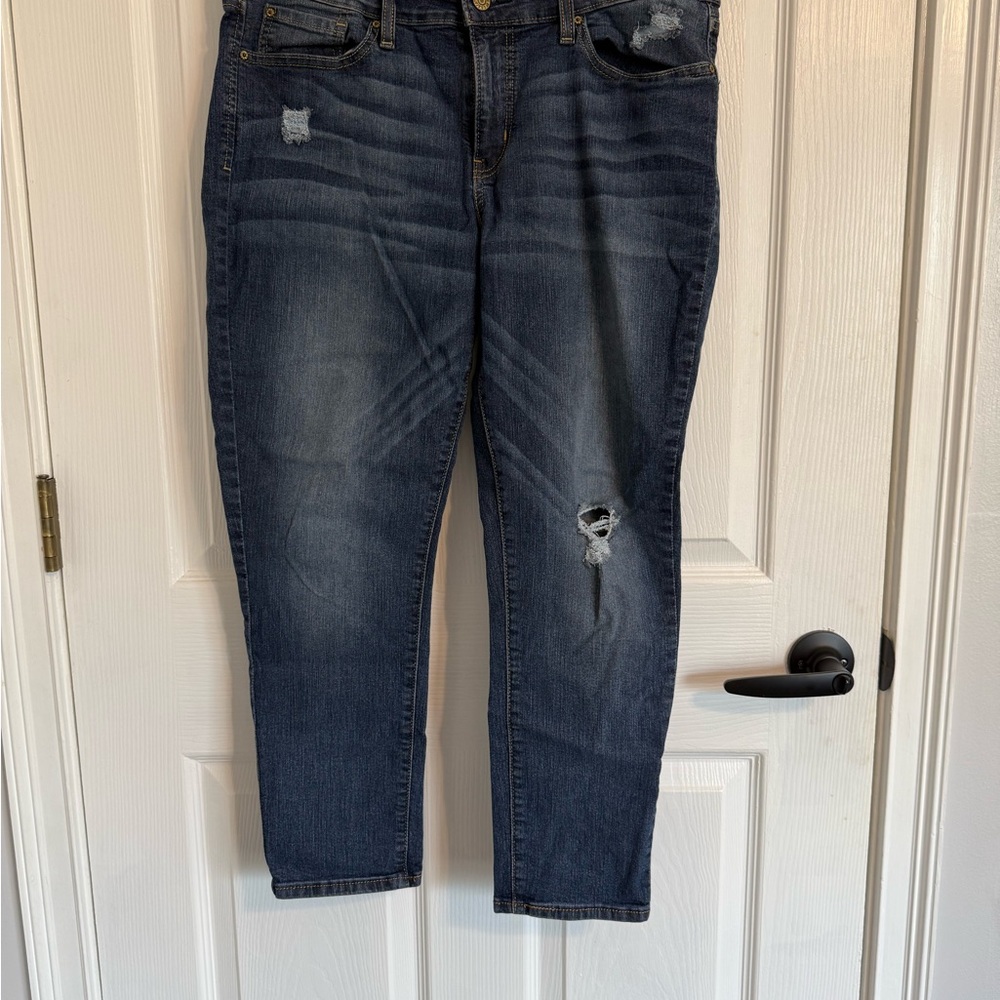 Signature by Levi Strauss Classic Denim Mid-Rise Ankle Skinny Size 14/32 NWOT